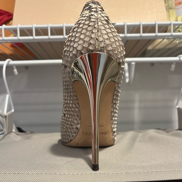Jimmy Choo Snake Skin Heels Size 40 - Picture 6 of 7